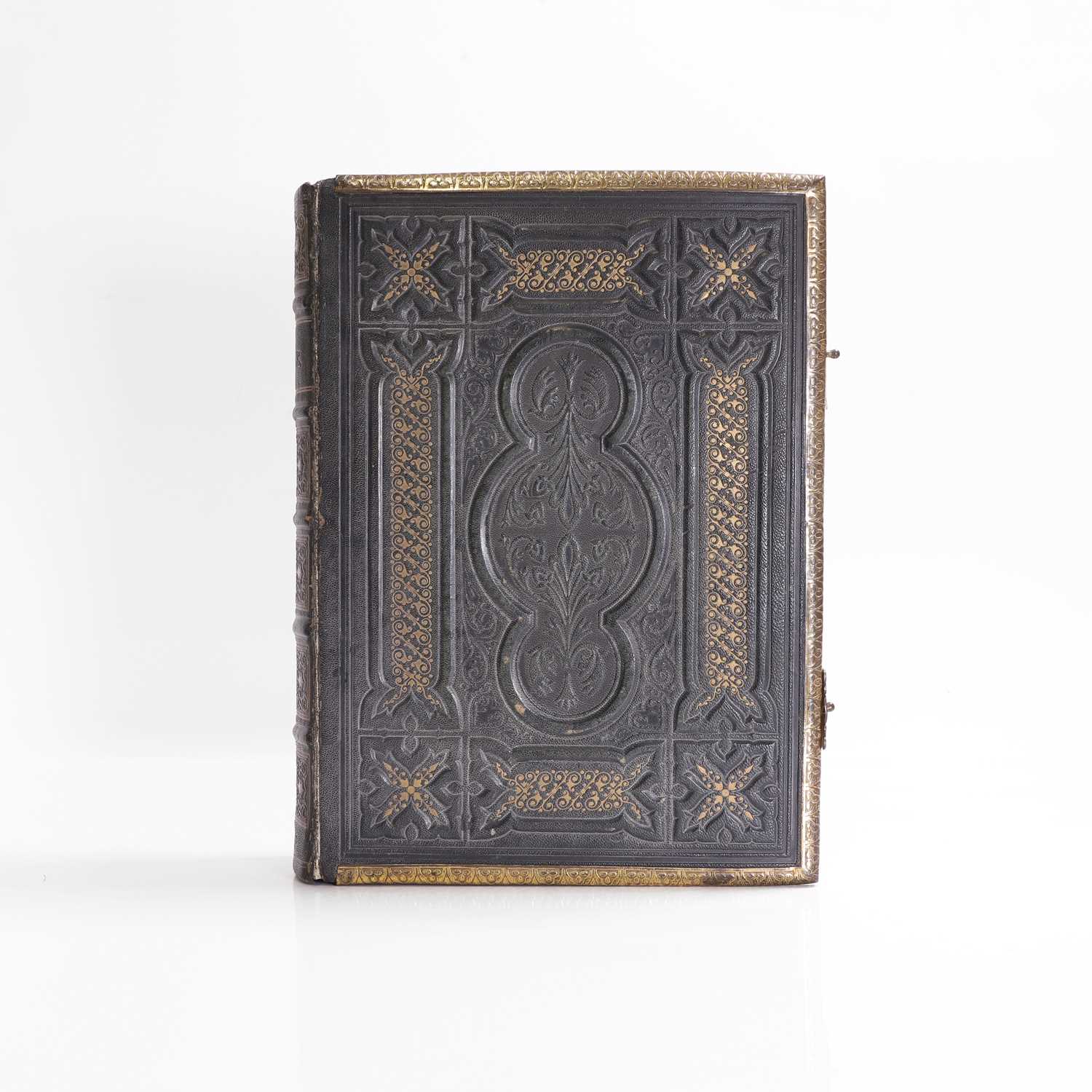 Lot 27 - A Victorian leather-bound bible