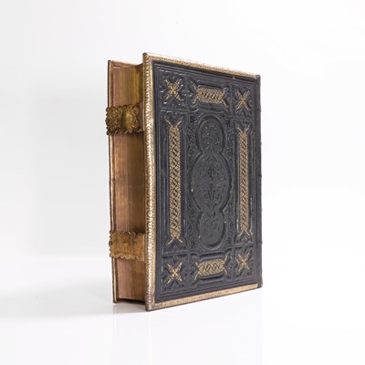 Lot 27 - A Victorian leather-bound bible