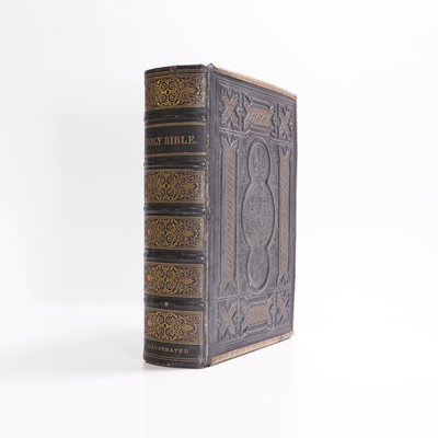 Lot 27 - A Victorian leather-bound bible