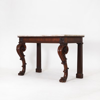 Lot 3 - A George IV mahogany console table