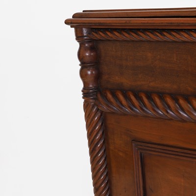 Lot 23 - A Regency mahogany peat chest
