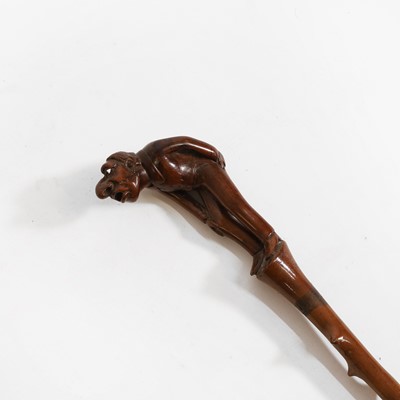 Lot 229 - A briar walking stick