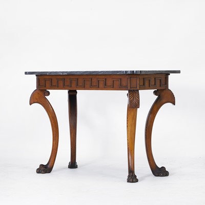 Lot 78 - A Regency oak pier table by Robert Strahan of Dublin