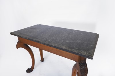 Lot 78 - A Regency oak pier table by Robert Strahan of Dublin