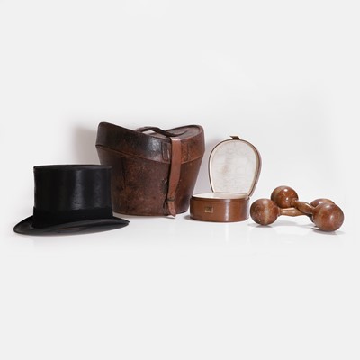 Lot 317 - A Herbert & Johnson silk top hat
