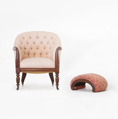 Lot 316 - A Regency tub chair