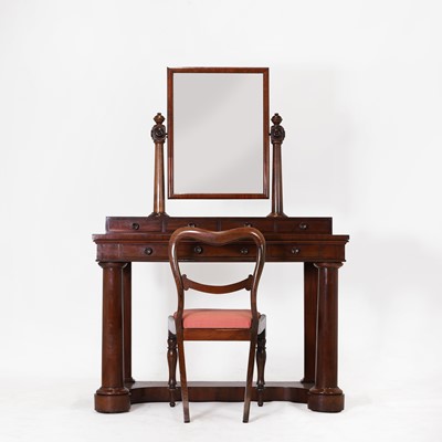Lot 322 - A Victorian mahogany dressing table