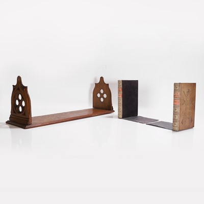 Lot 329 - A Victorian oak bookrest