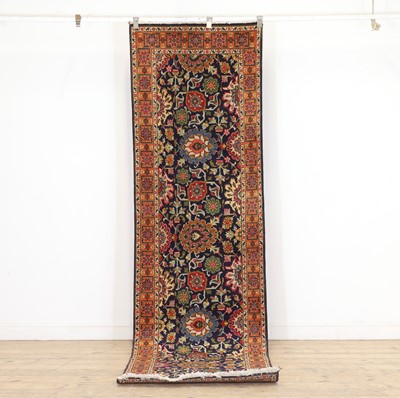Lot 418 - A Tabriz wool runner