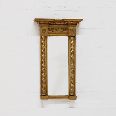 Lot 356 - A giltwood pier mirror