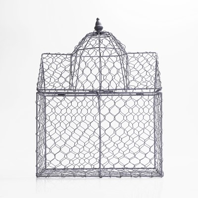 Lot 456 - An ornamental wire birdcage