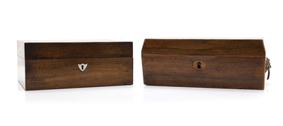 Lot 330 - A Victorian walnut sewing box