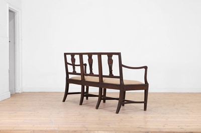 Lot 85 - A neoclassical beech settee