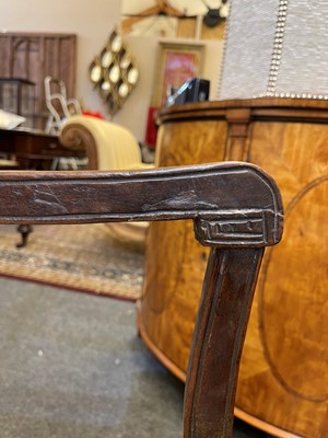 Lot 85 - A neoclassical beech settee