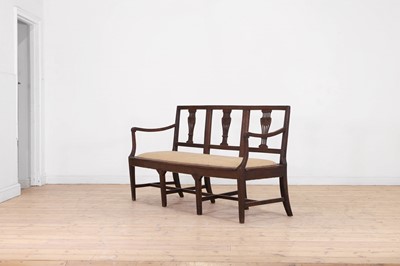 Lot 85 - A neoclassical beech settee