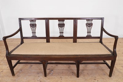 Lot 85 - A neoclassical beech settee