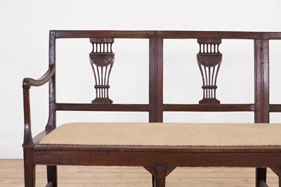 Lot 85 - A neoclassical beech settee