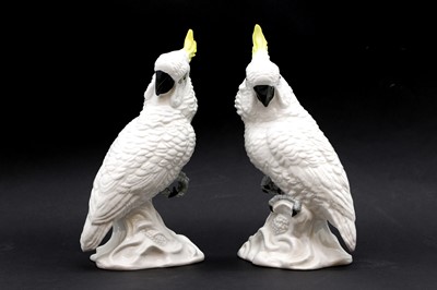 Lot 76 - A pair of Crown Staffordshire pottery figures