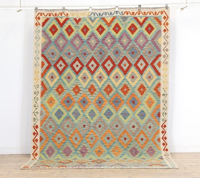 Lot 416 - A flatweave kilim rug