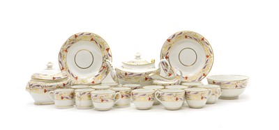 Lot 151 - A Coalport porcelain tea service