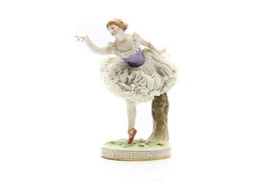 Lot 75 - A Volkstedt Rudolstadt porcelain figure
