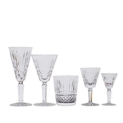 Lot 216 - A part suite of Waterford crystal 'Maeve' pattern glass