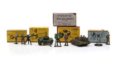 Lot 298 - A collection of Britains British Army and Air Force equipment