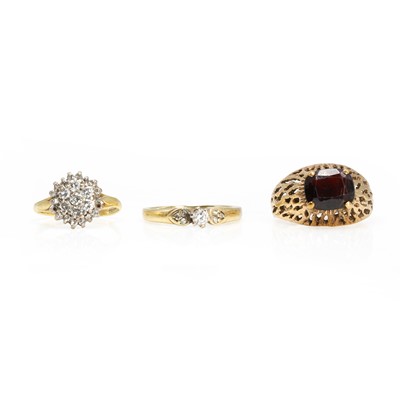 Lot 339 - A group of three rings