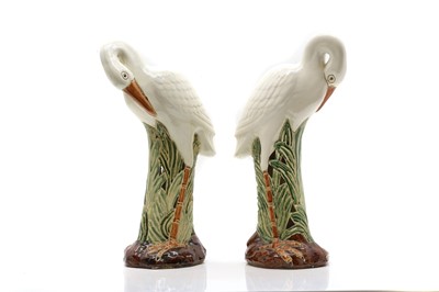 Lot 119 - A pair of stoneware figures