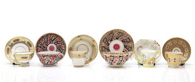 Lot 179 - A collection of twelve teacups and saucers