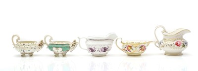Lot 180 - A collection of ten cream jugs