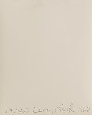 Lot 383 - Larry Clark (American, b.1943)