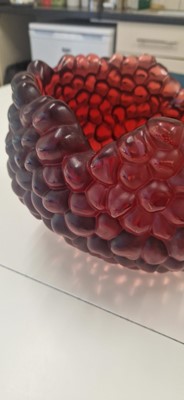 Lot 313 - A Lalique 'Coupe Framboise' glass bowl