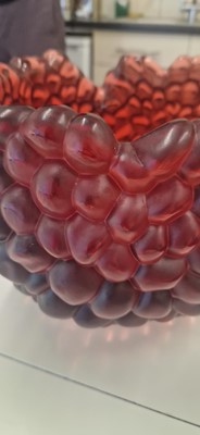 Lot 313 - A Lalique 'Coupe Framboise' glass bowl