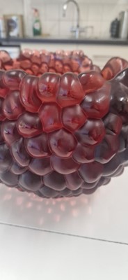 Lot 313 - A Lalique 'Coupe Framboise' glass bowl