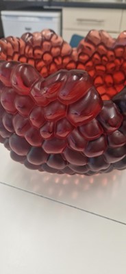 Lot 313 - A Lalique 'Coupe Framboise' glass bowl