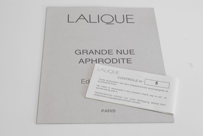 Lot 321 - A limited edition Lalique 'Grande Nue Aphrodite' glass figure