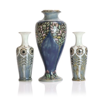 Lot 349 - A Royal Doulton glazed stoneware vase