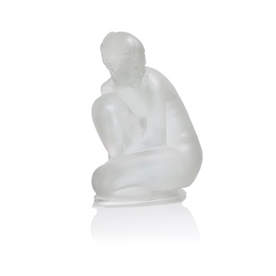 Lot 309 - A Lalique 'Grand Nue Venus' glass figure