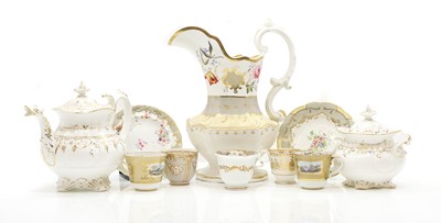 Lot 195 - A large collection of porcelain tea wares