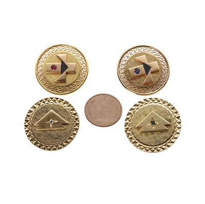 Lot 312 - A group of four badges