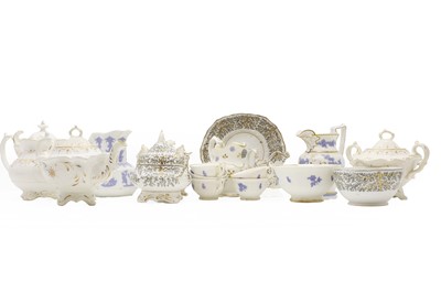 Lot 205 - Three sets of porcelain tea services