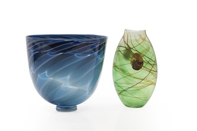 Lot 226 - Two studio glass vases