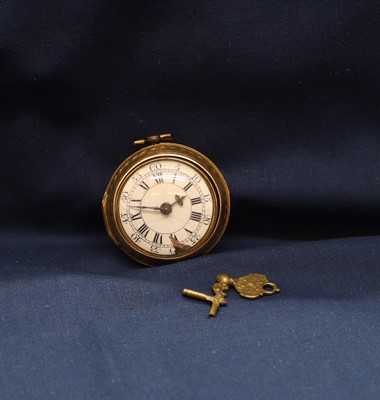 Lot 55 - An early 18th century. 18ct gold, Verge pocket watch