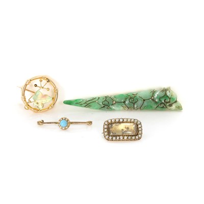 Lot 294 - A group of four antique brooches