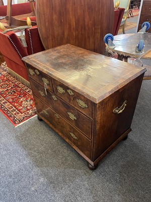 Lot 4 - A William and Mary walnut chest of drawers
