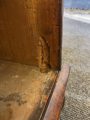 Lot 4 - A William and Mary walnut chest of drawers
