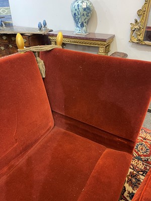 Lot 11 - A pair of Knole sofas