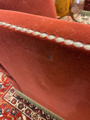 Lot 11 - A pair of Knole sofas