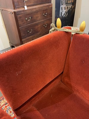 Lot 11 - A pair of Knole sofas